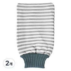 아루아 요술 때밀이 타올, 그레이, 2개, 1개입