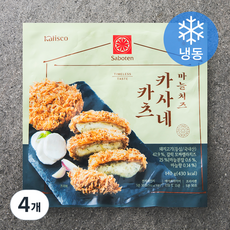 사보텐 마늘치즈 카사네카츠 (냉동), 140g, 4개
