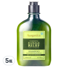 Ausganica 完美修護洗髮精 含頂級芳枸、檀香、苦橙精油, 250ml, 5瓶