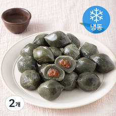 수라당 송편 쑥 (냉동), 1kg, 1개입, 2개