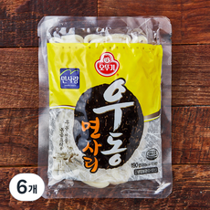 오뚜기 우동면사리, 190g, 6개