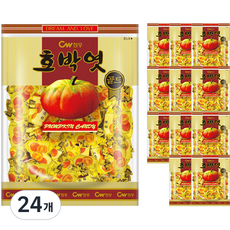 청우식품 호박엿 골드, 350g, 24개