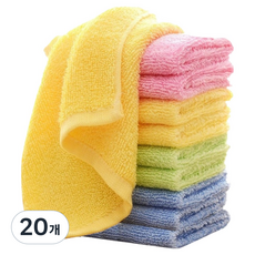 solve living 廚房可水洗竹纖維抹布 隨機出貨, 20個