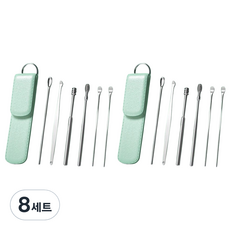 뷰리끄 휴대용 올인원 귀클리너 6종 세트 민트그린, 8세트