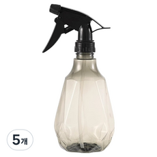 아티홈 다육 정원 물뿌리개 분무기 500mL, 그레이, 5개