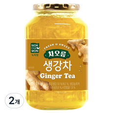 NOKCHAWON 綠茶園 Chaoreum 生薑茶, 1kg, 2個, 1入