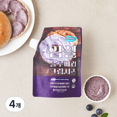벨라유 임실 블루베리 크림치즈, 200g, 4개, 1개입