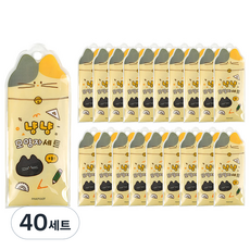 pinkfoot 2000貓咪形狀尺組, 40套, 透明