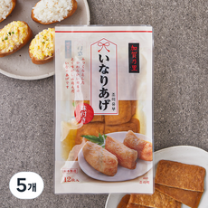 와코 사각 조미유부 12입, 170g, 5개