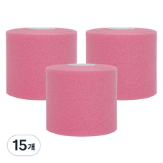 크리다 언더랩 근본 스포츠테이프 3.5cm x 20m 핑크, 15개, 1개입