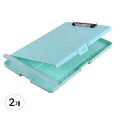 Stack-it 文件板文件收納筆筒 A4, 2個, 薄荷綠