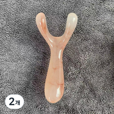 B2WIN 健康用品 按摩器, 2個, 粉紅色Y型按摩棒