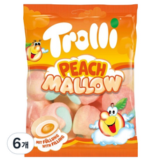 Trolli 水蜜桃風味棉花糖, 6個, 150g