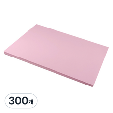 픽딜 다용도 색종이 80g A4 파스텔레드 210 x 297 mm, 300개, 1색