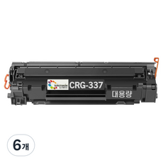 잉크메이드 캐논 CRG-337 대용량 호환토너, 6개, 검정