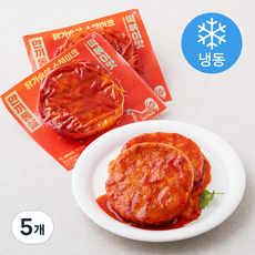 한끼통살 닭가슴살 스테이크 떡볶이맛 (냉동), 100g, 5개입, 5개