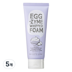 투쿨포스쿨 에그자임 휩 폼 클렌징, 150ml, 5개