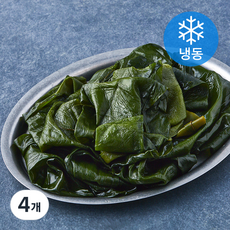 주일 무결점 손질해 세척한 간편 쌈다시마 (냉동), 4개, 1kg