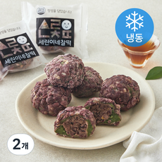 미담라이스 세린이네 찰떡 쑥팥버무리 (냉동), 420g, 1개입, 2개