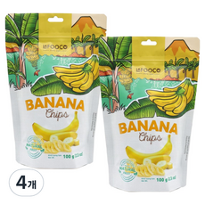 LAFOOCO 香蕉片, 100g, 4個