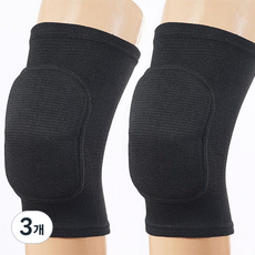 군대 훈련소 무릎패드 보호대 블랙 2p, 3개