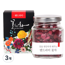 꽃보다차 듬직한꽃차 맨드라미 꽃잎차, 4g, 1개입, 3개
