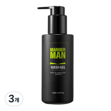 JilGyungYi 質更益 Manner Man 男性私密處潔膚凝膠, 150ml, 3個