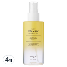 AVCA All Day維生素C亮白噴霧, 150ml, 4瓶