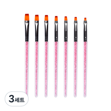 메이브라운 셀프네일 브러쉬 7종 종합세트, MBN024, 3세트