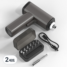 홈플래닛 컴팩트 무선 전동 드라이버, 2세트, 본품