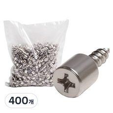 Sonjabisesang 木製層板用螺絲托, 400個, 鉻色