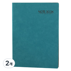 Madakkumi 商務辦公用高級筆記本 A5 日記本 B款, 2個, 14 羊皮 藍色