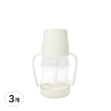 AGAFURA Raon 吸管杯, 250ml, 3個, 象牙白