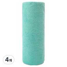 캐롤링 빨아쓰는 극세사 행주 다용도 롤타올 민트, 4개, 20개입