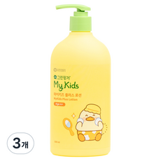그린핑거 푸아 에디션 마이키즈 플러스 고보습 로션, 3개, 500ml