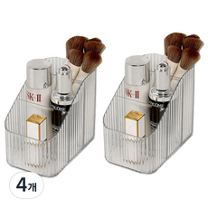 Winprice 波西米亞風化妝品收納盒 小型, 4個, 透明