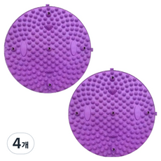 Hwolri足部指壓板 小型 37cm, 紫色, 4個