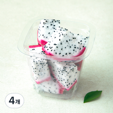 농협100 과일친구들 컵과일 용과, 160g, 1개입, 4개