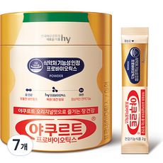 에치와이 야쿠르트 프로바이오틱스 유산균, 120g, 7개