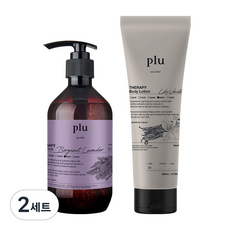 플루 테라피 바디워시 베르가못 라벤더 500g + 로션 릴리 바닐라 200ml, 2세트