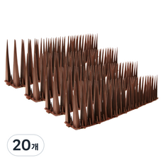 그린허그 조류 비둘기 퇴치 H100 버드스파이크 브라운, 150g, 20개