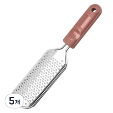 리빙포켓 부드러운 발뒷꿈치 각질 제거기 브라운, 150g, 5개, 1개입