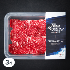 저온숙성한우 채끝 1등급 구이용 (냉장), 200g, 3개