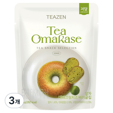TEAZEN 茶禪 Teo Macase 抹茶韭菜奶油起司貝果脆片, 3個, 55g