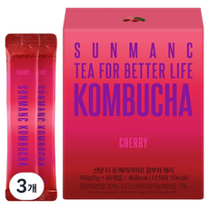 선망 콤부차 체리맛, 5g, 3개, 30개입