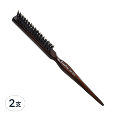 FAWEIO 髮葳鵝 三排豬鬃毛刮梳, 2支, PA-005