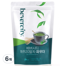 베버시티 제주 20말차 파우더, 500g, 1개입, 6개