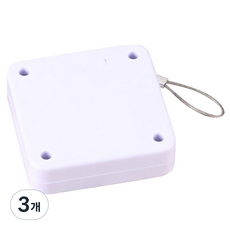 무타공 자동 문닫힘 중량도어용, 3개, 화이트