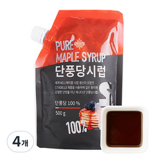 딜라잇가든 단풍당 시럽, 500g, 4개
