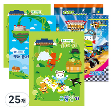 YOUNG ART 圖畫日記筆記本 A4 男童用, 隨機出貨, 25個